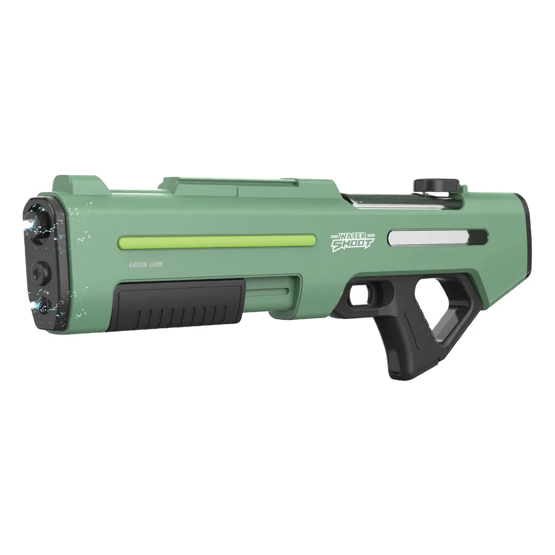 Green Lion GN65 Dual Nozzle Water Gun with Electric & Manual Shooting - Green Green Lion GN65 Dual Nozzle Water Gun with Electric & Manual Shooting - Green