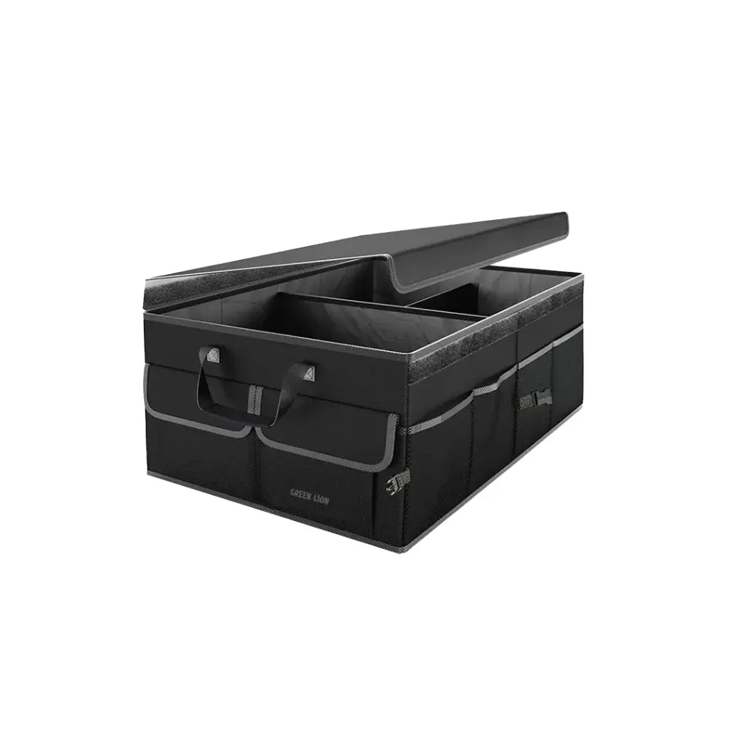Green Lion Car Trunk Organizer 57L Black for cars, available to buy online with fast delivery in Doha, Qatar.