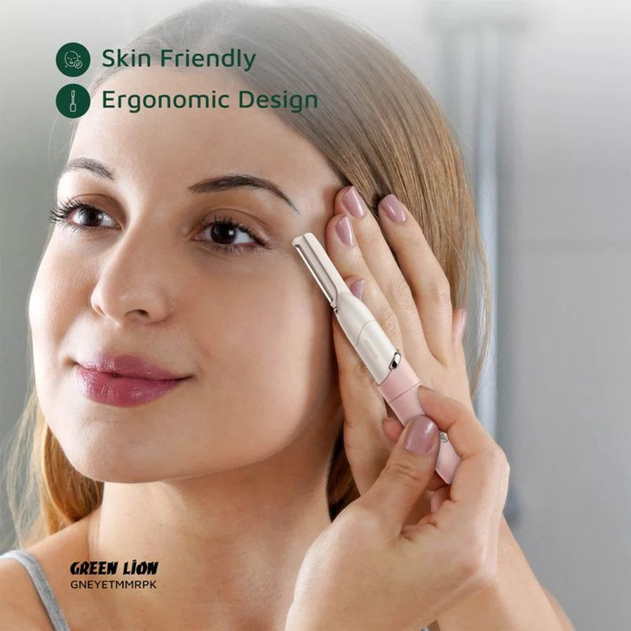 Green Lion Eyebrow Hair Trimmer - Pink