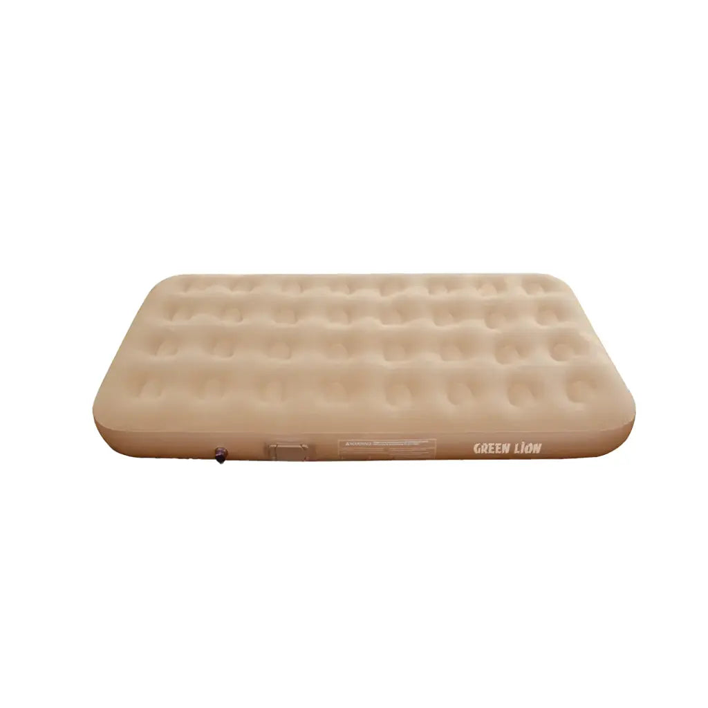 Green Lion GMT-190 Automatic Inflatable Mattress Beige – portable camping mattress available to buy online with fast delivery in Doha, Qatar.