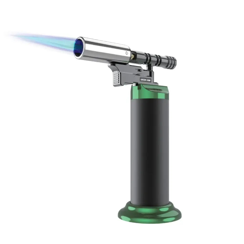 Green Lion Jet Flame Pro Windproof Lighter - Black Green Lion Jet Flame Pro Windproof Lighter - Black