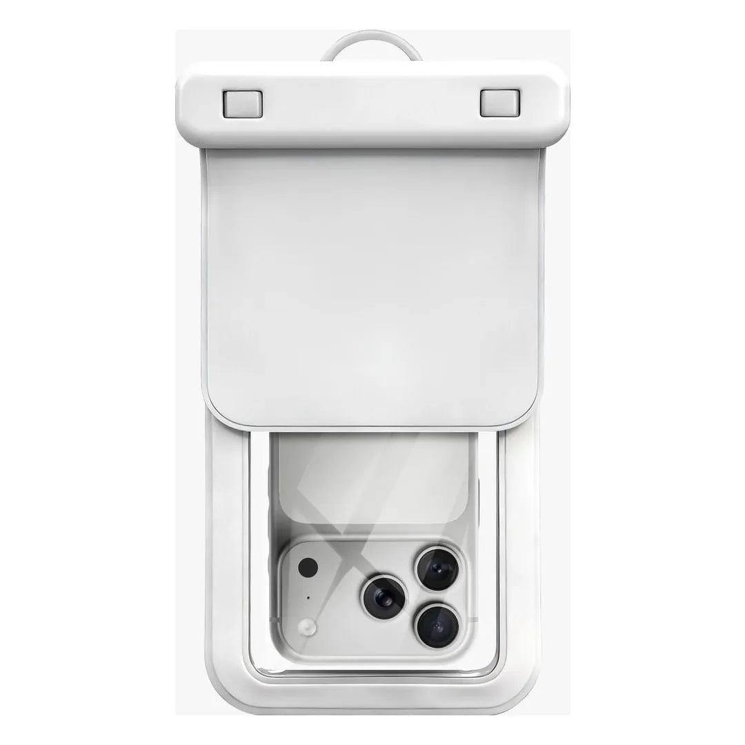 Green Lion AQUA DUO Phone & Card Storage Pouch | White