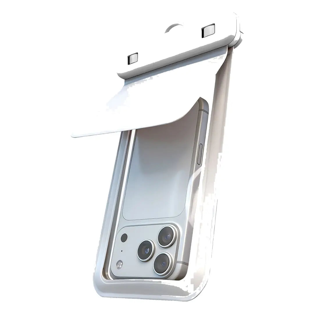 Green Lion AQUA DUO Phone & Card Storage Pouch | White