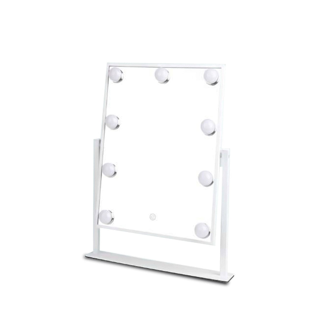 Green Lion Glam Shine Makeup Mirror 9 LED Lights | White