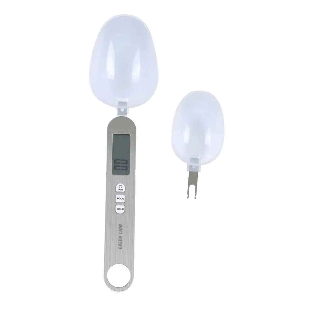 Green Lion Digital Spoon Scale with Precision Measurement Tare Function LCD Display and Extra Spoon Green Lion Digital Spoon Scale with Precision Measurement Tare Function LCD Display and Extra Spoon