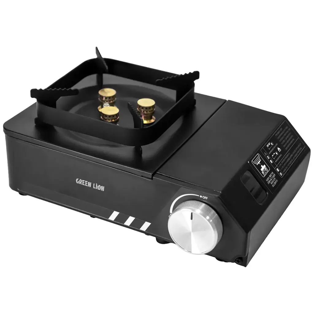 Green Lion Flamo 3 Burner Stove - Black