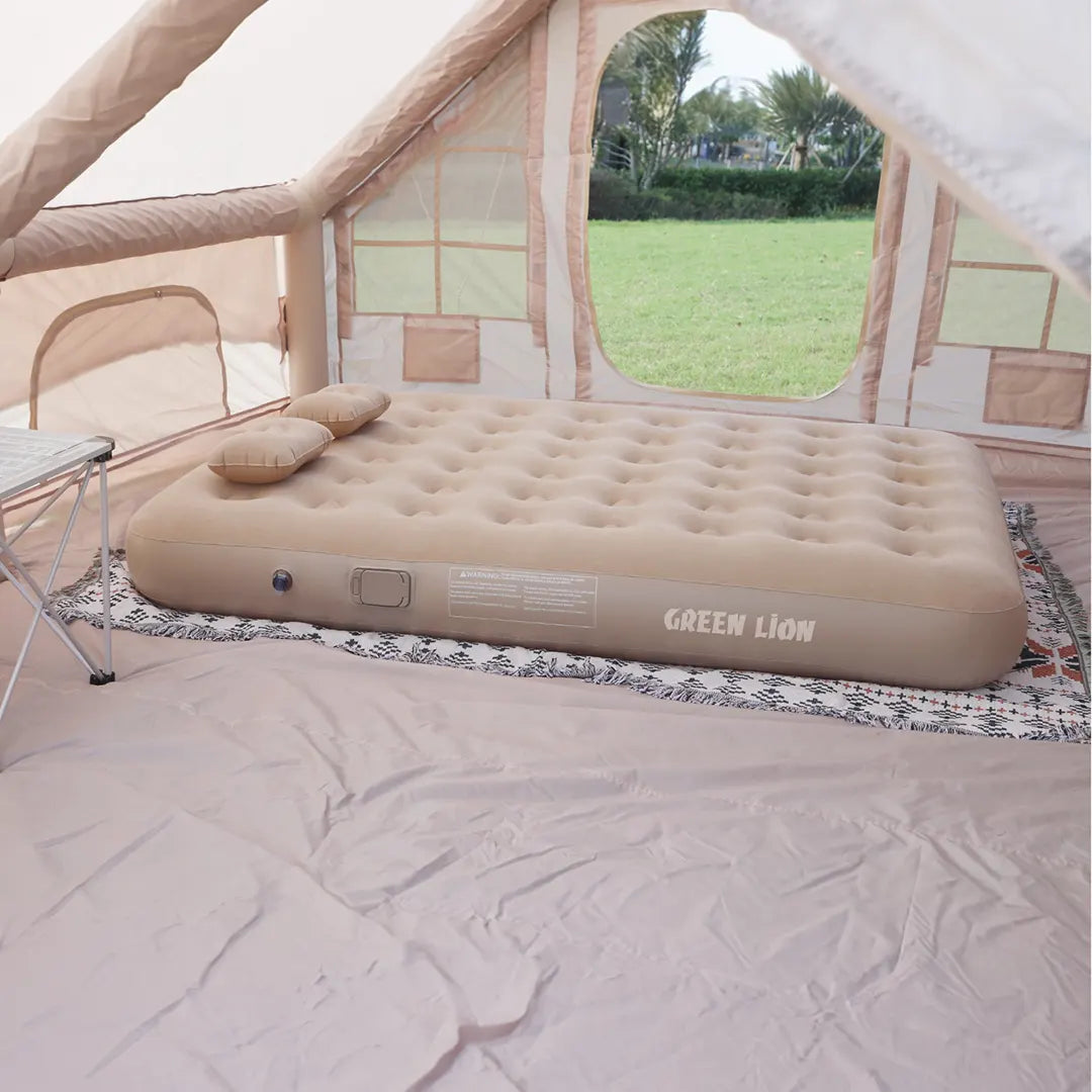 Green Lion Inflatable Mattress Automatic GMT-200 - Beige Green Lion Inflatable Mattress Automatic GMT-200 - Beige