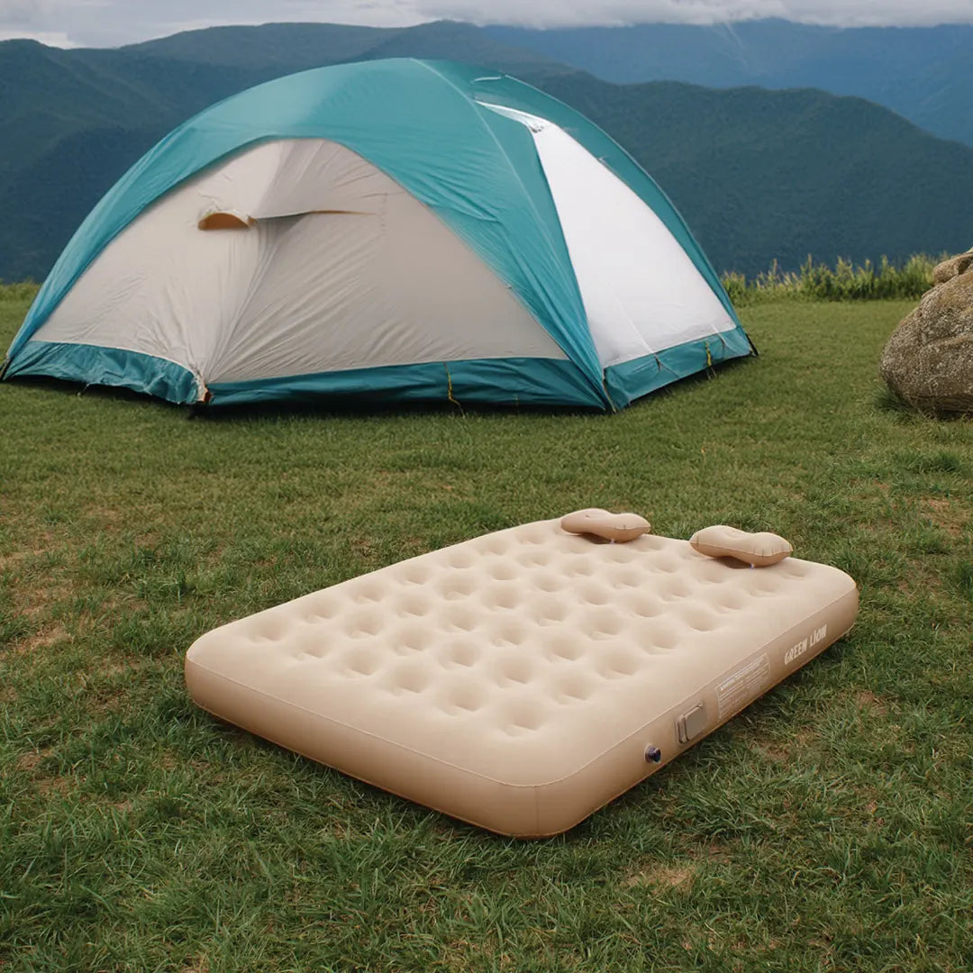 Green Lion Inflatable Mattress Automatic GMT-200 - Beige Green Lion Inflatable Mattress Automatic GMT-200 - Beige