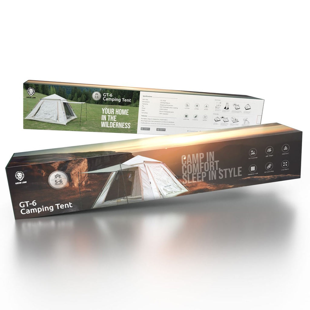 Green Lion Camping Tent Camping- GT6 Biege