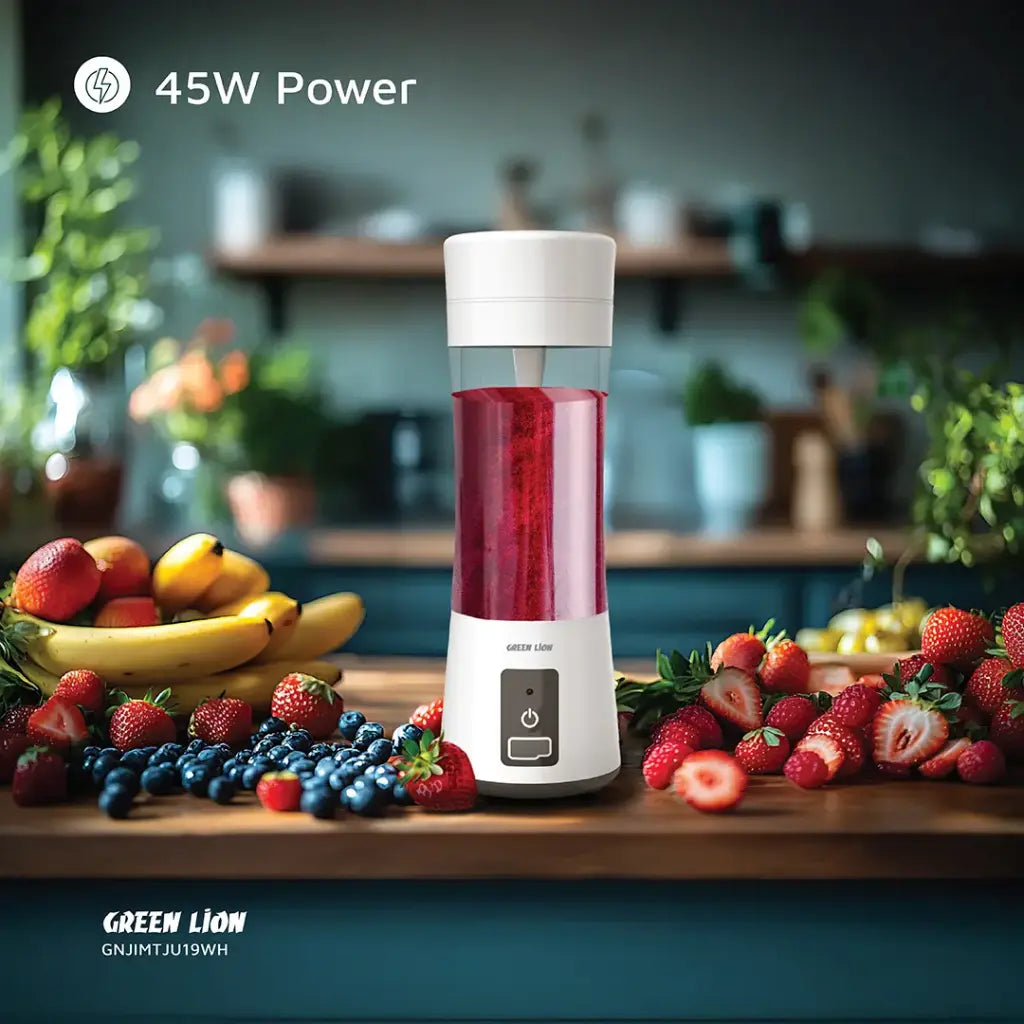 Green Lion Juice Mate Portable Juicer 380mL – White