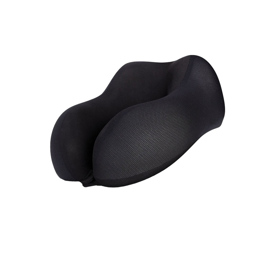 Green Lion Memory Foam Travel Neck Pillow - Black