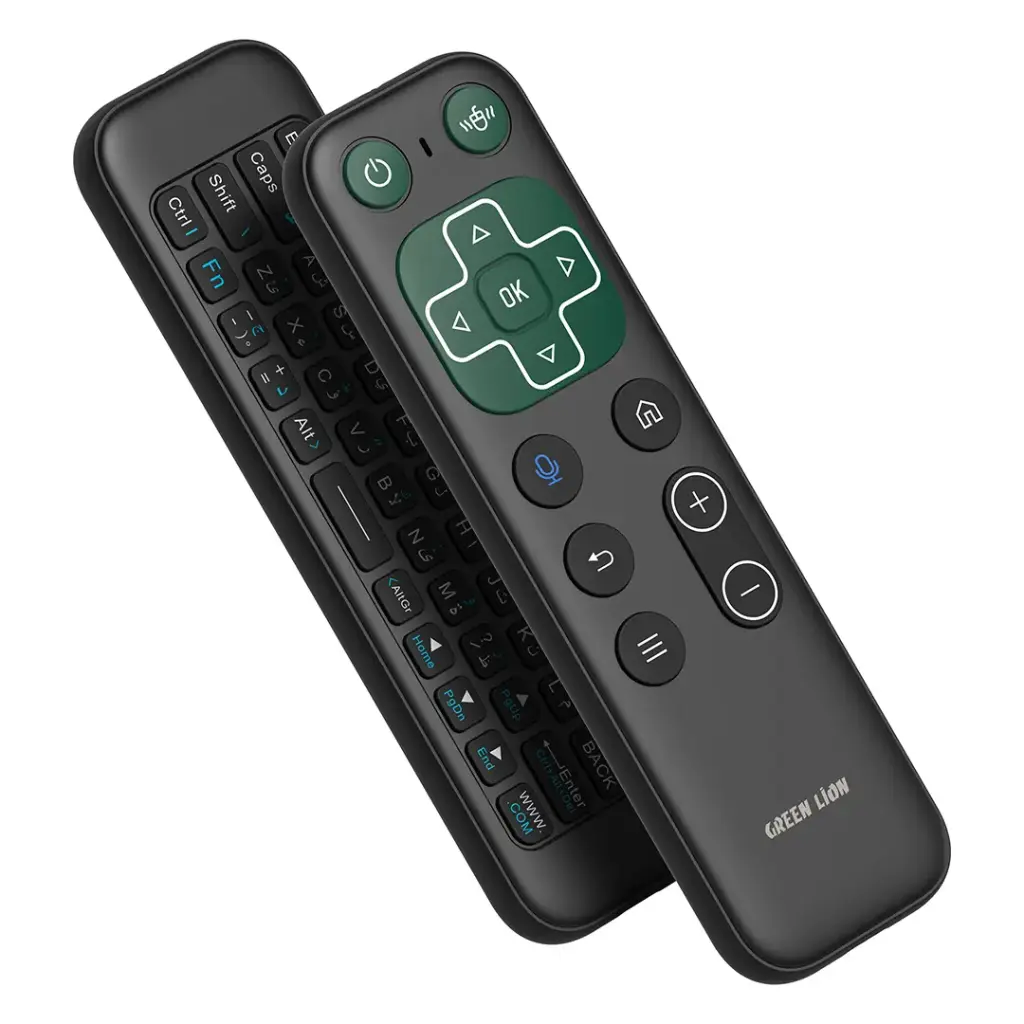 Green Lion Wireless Remote with Keyboard and Mouse - Black Green Lion Wireless Remote with Keyboard and Mouse - Black