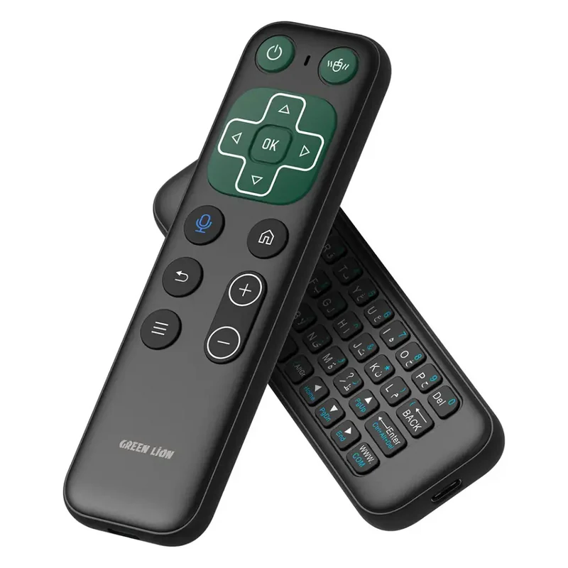Green Lion Wireless Remote with Keyboard and Mouse - Black