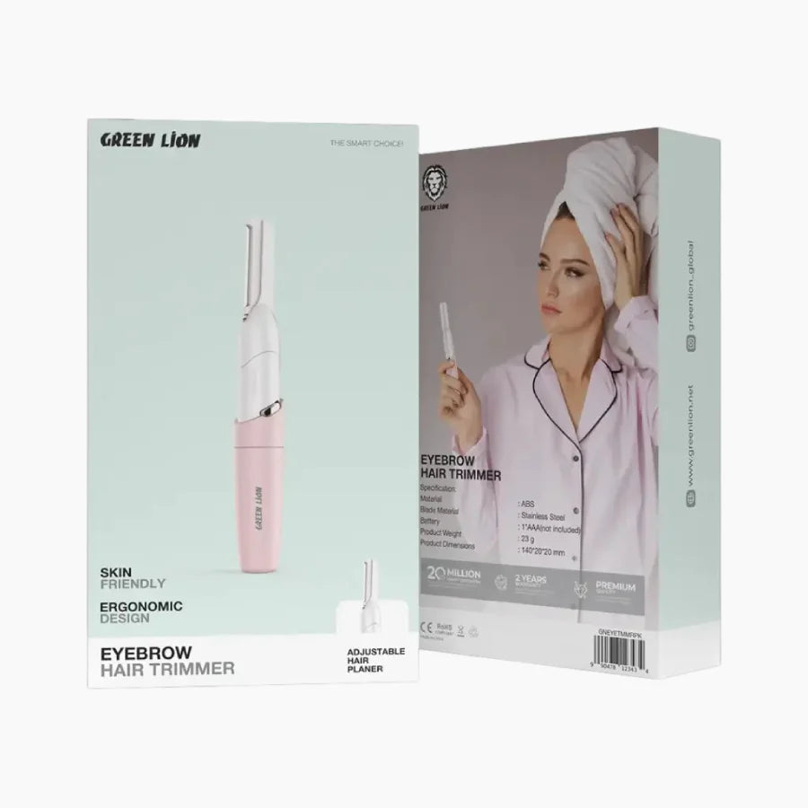 Green Lion Eyebrow Hair Trimmer - Pink