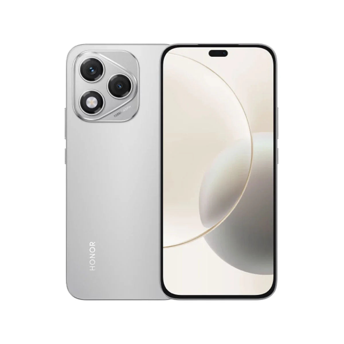 HONOR 400 Lite 5G Velvet Grey smartphone with AMOLED screen and AI camera – Available for delivery in Doha, Qatar.
