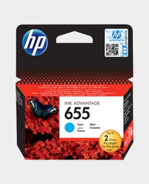 HP 655 Cyan Original Ink Advantage Cartridge