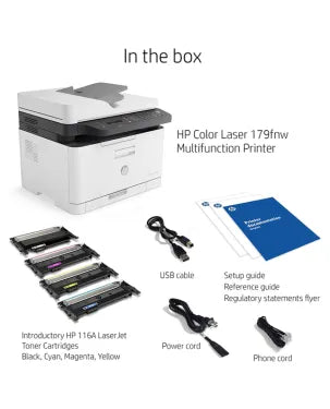 HP Color Laser MFP 179fnw Multi Function Wireless Printer