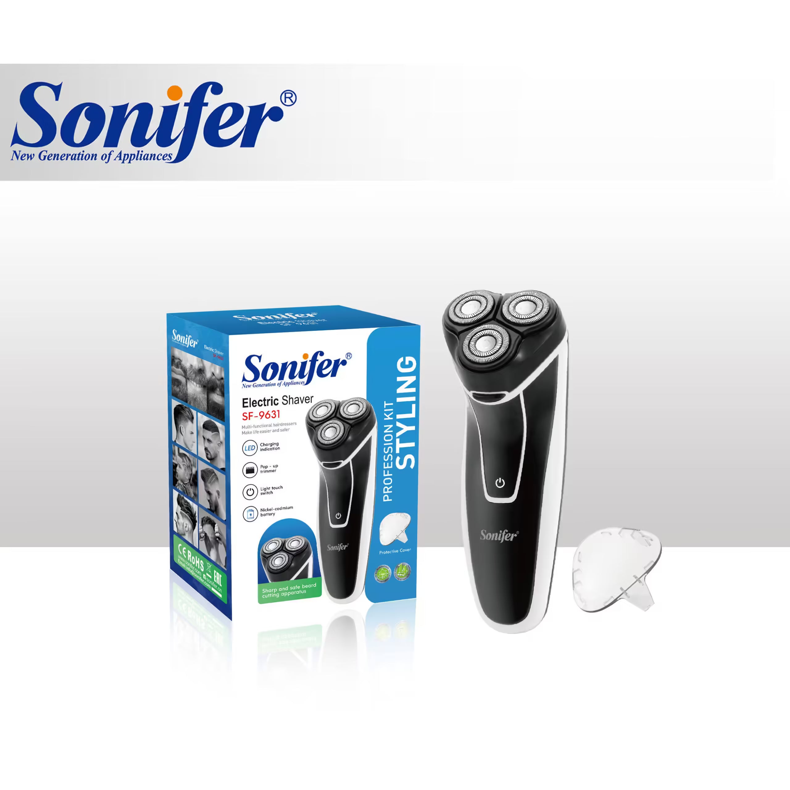 Sonifer SF‑9631 Mini Portable Trimmer – Compact Pocket Grooming Sonifer SF‑9631 Mini Portable Trimmer – Compact Pocket Grooming