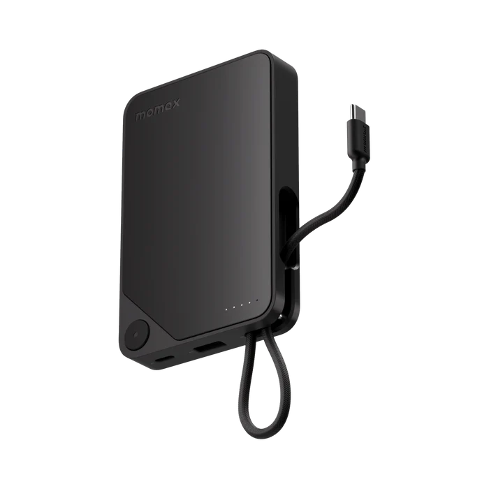 Momax 1-Power X Power Bank 10000mAh With Built-in USB-C Cable Momax 1-Power X Power Bank 10000mAh With Built-in USB-C Cable