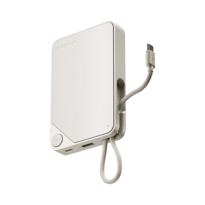 Momax 1-Power X Power Bank 10000mAh With Built-in USB-C Cable Momax 1-Power X Power Bank 10000mAh With Built-in USB-C Cable