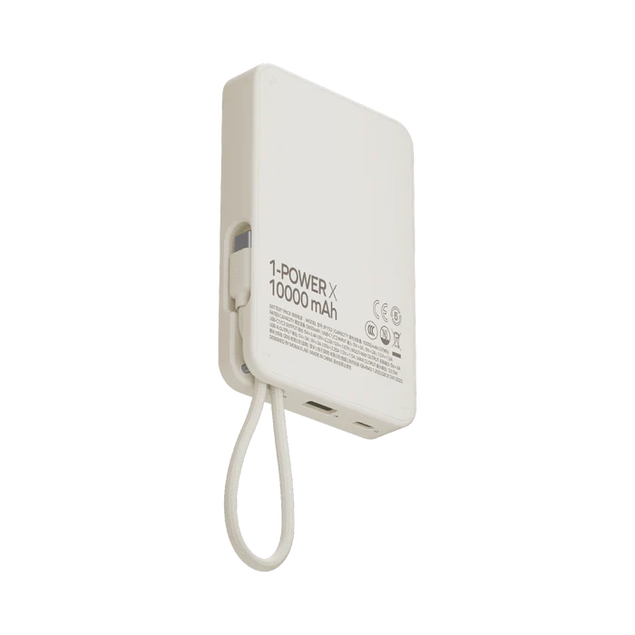 Momax 1-Power X Power Bank 10000mAh With Built-in USB-C Cable Momax 1-Power X Power Bank 10000mAh With Built-in USB-C Cable