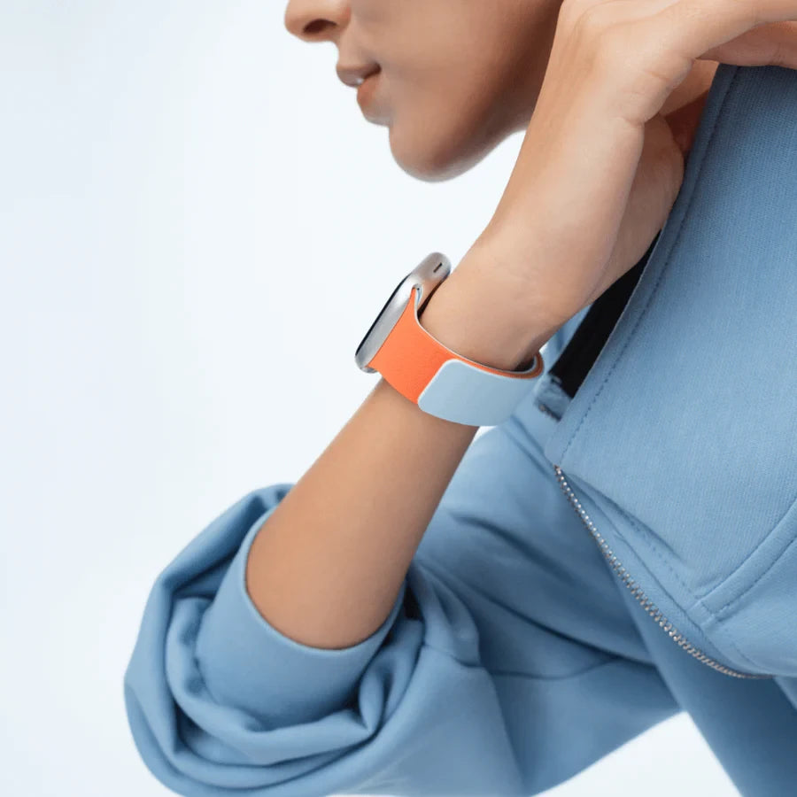 MOFT Snap Duo Apple Watch Band 44/45/46/49mm - Sunrise Orange / Soothing Mist MOFT Snap Duo Apple Watch Band 44/45/46/49mm - Sunrise Orange / Soothing Mist