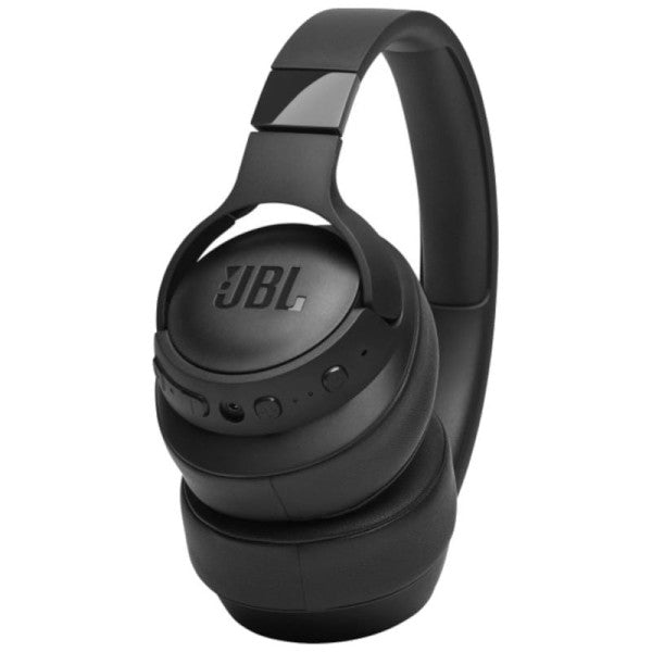 JBL Tune 710BT Wireless On-Ear Headphones - black version displayed in Doha, Qatar