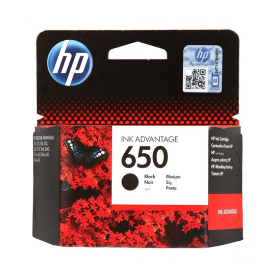 HP 650 Black Original Ink Advantage Cartridge