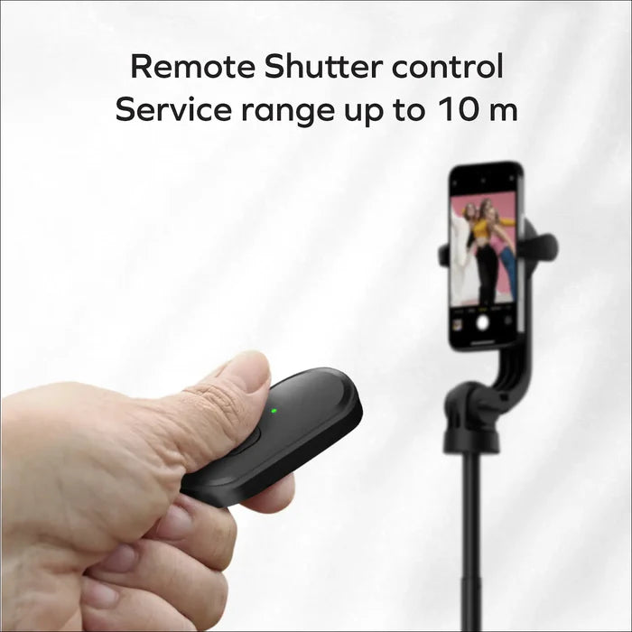 MOMAX 1-Snap Pole Magnetic Tripod Selfie Stick with Wireless Remote