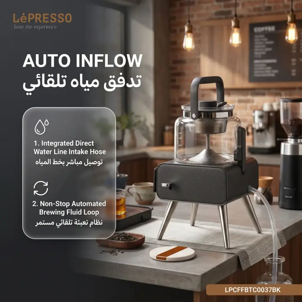 LePresso Brewify Tea & Coffee Brewer with Digital Display | Black