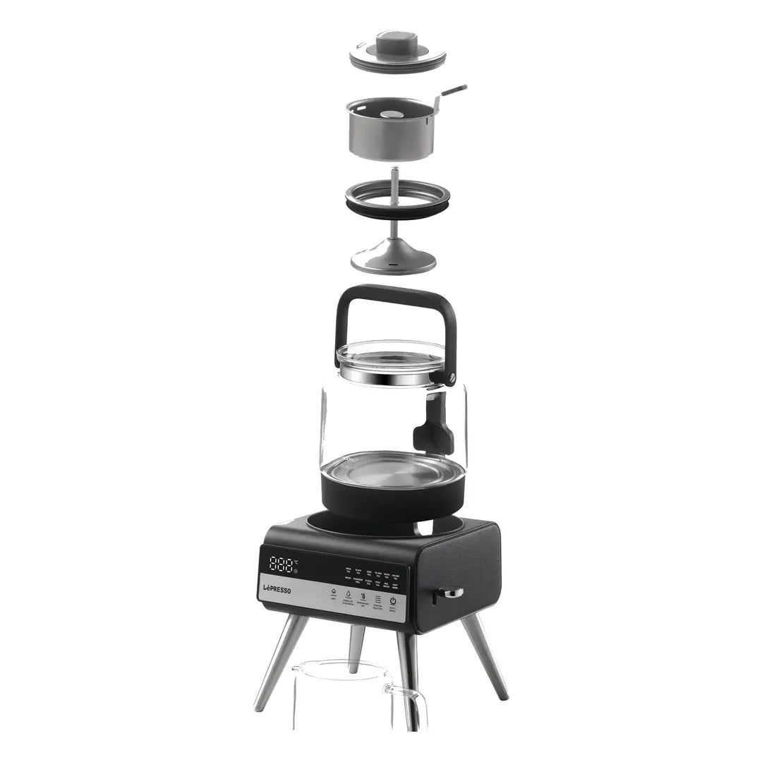 LePresso Brewify Tea & Coffee Brewer with Digital Display | Black