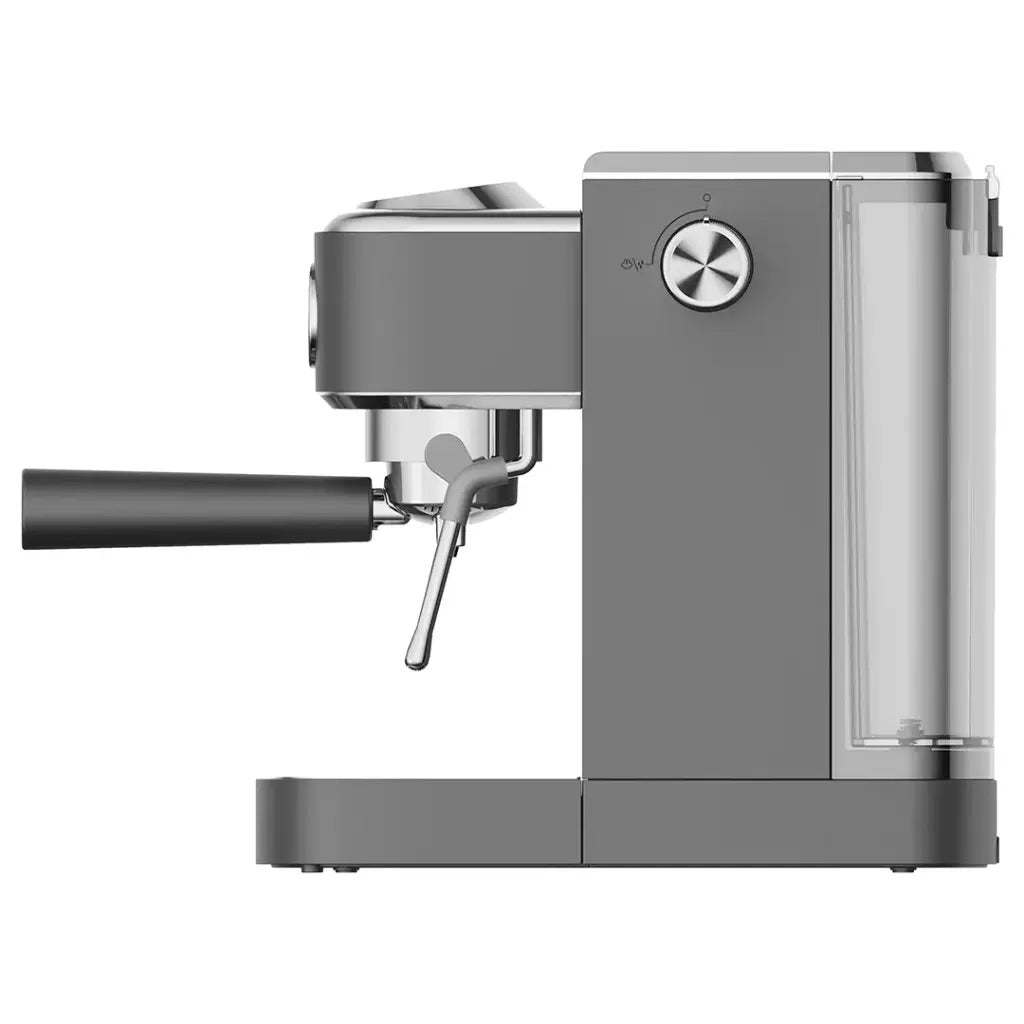 LePresso Caffè Virtuoso 20-Bar Espresso Maker with Frother & Pressure Gauge | Grey