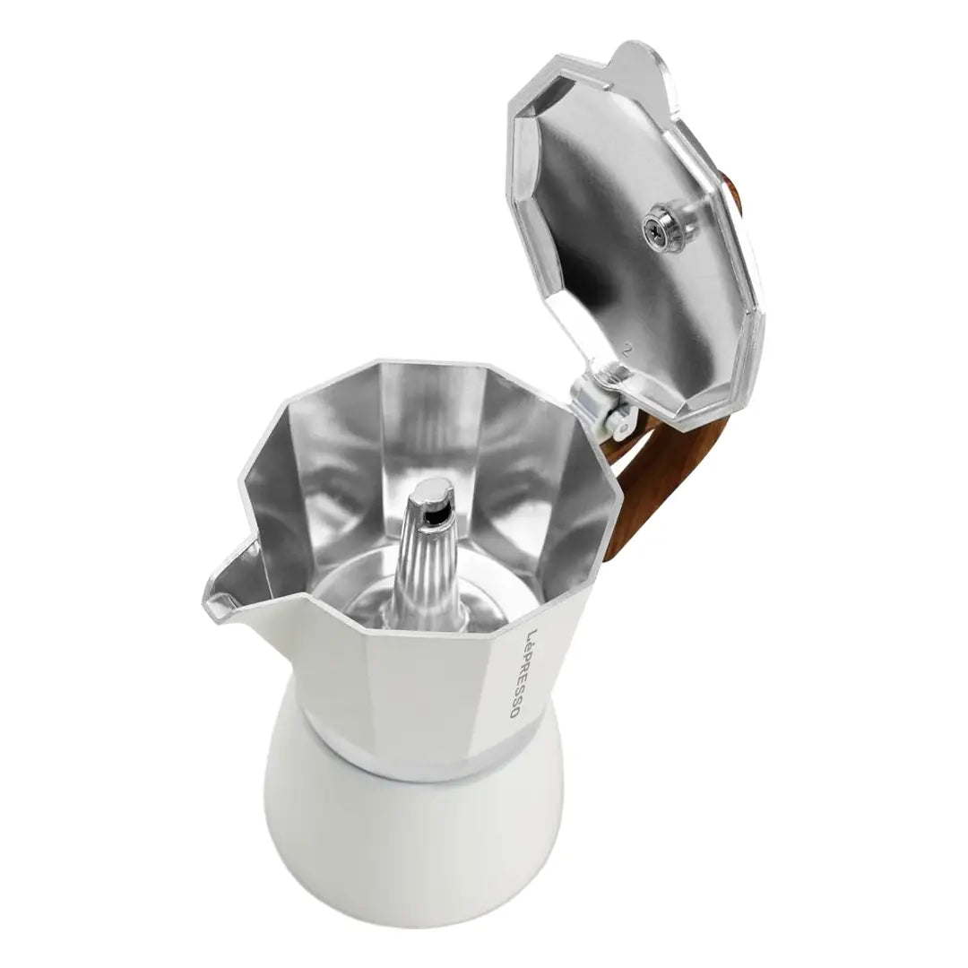 LePresso 300ml Moka Pot | White