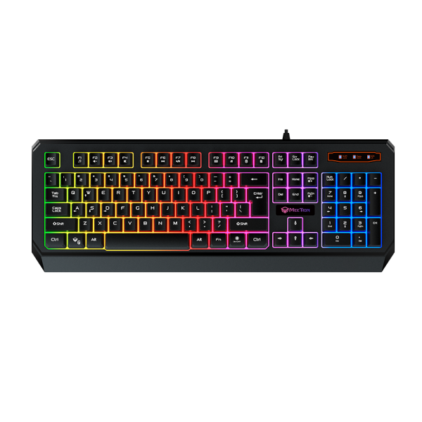 Meetion MT-K9320 Waterproof Backlit Gaming Keyboard for gamers in Qatar – durable and stylish design.