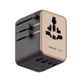 Momax 1-World² 45W 5-port dual AC travel adapter black – Qatar

