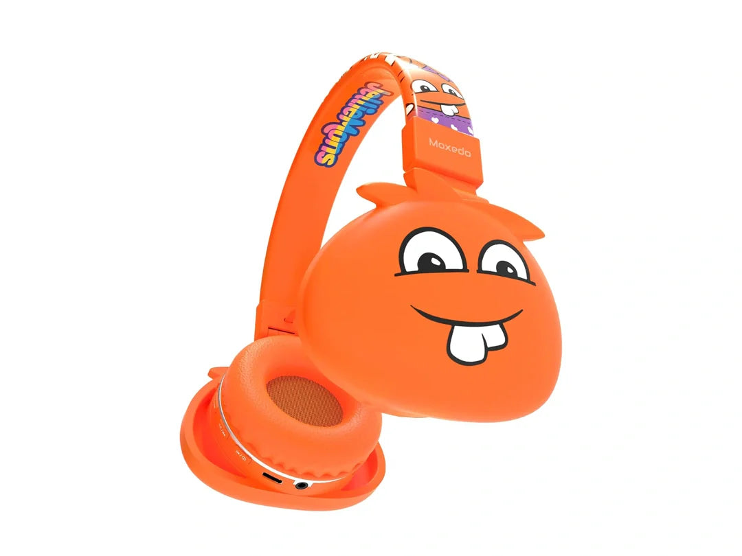 Moxedo Junior Dilla Wireless On-Ear Headphones for Kids - Orange