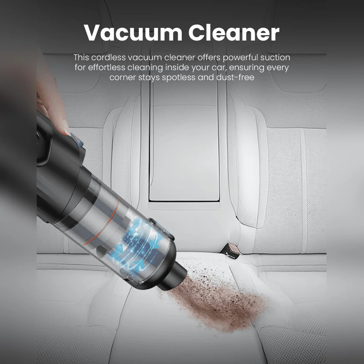 Moxedo MX-VC003 Cordless Handheld Vacuum Cleaner for Home and Car Cleaning