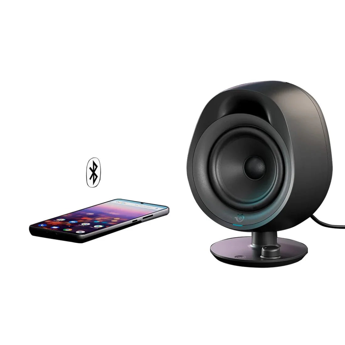 SteelSeries Arena 3 Innovative Full-Range Gaming Speakers - UK Plug, Black