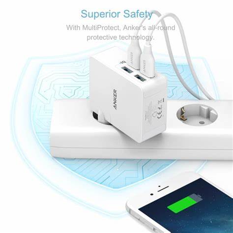 Anker PowerPort Lite 4-Port USB Wall Charger A2042L21 Anker PowerPort Lite 4-Port USB Wall Charger A2042L21
