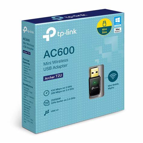 Tp-link AC600 Mini Wireless Usb Adapter. Archer T2U Tp-link AC600 Mini Wireless Usb Adapter. Archer T2U