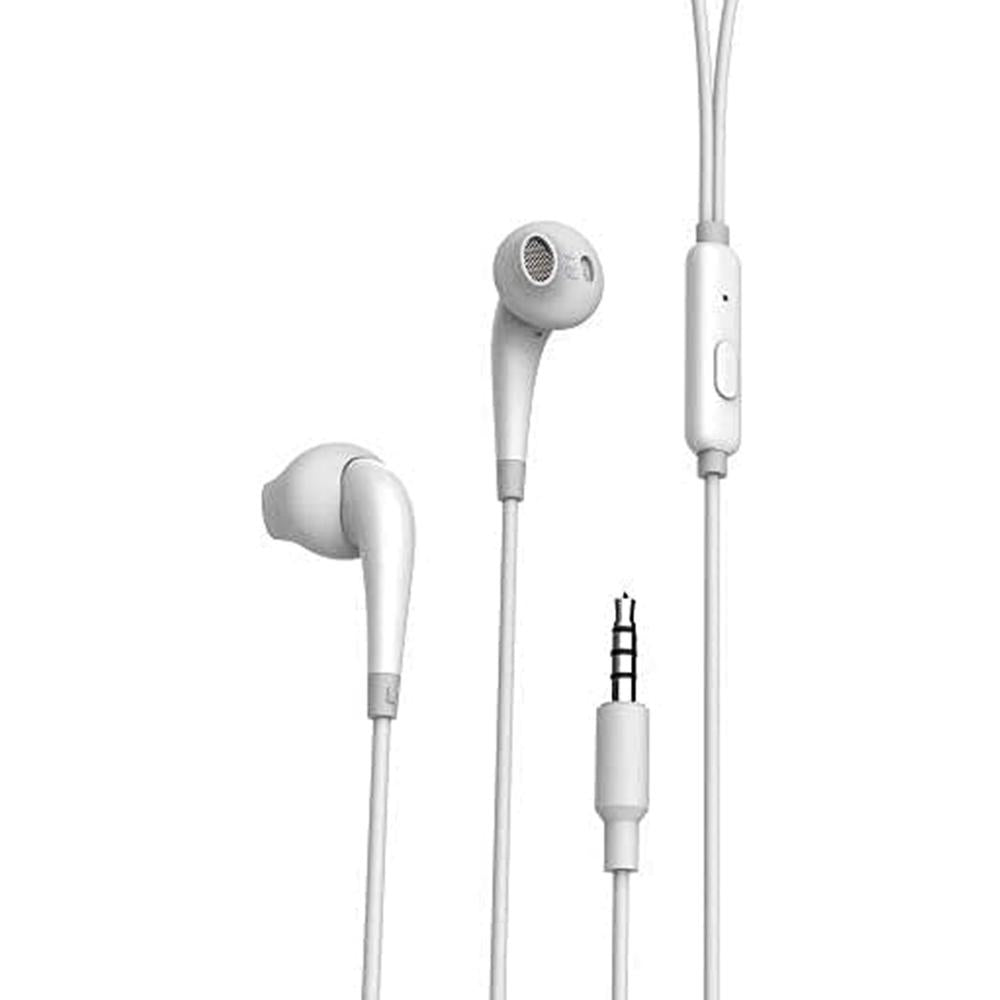 Oraimo Halo 2S OEP-E21P Wired Earphones with Mic, White Oraimo Halo 2S OEP-E21P Wired Earphones with Mic, White