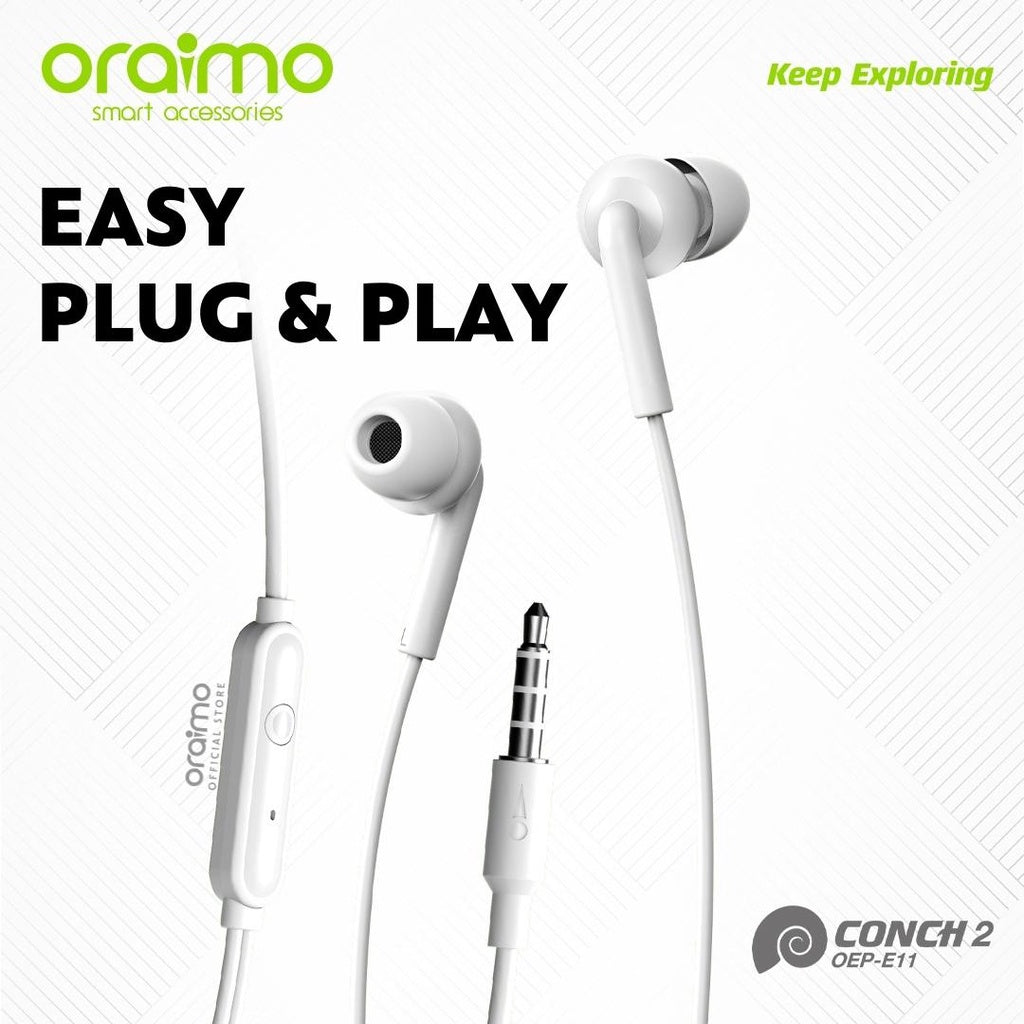 Oraimo Deeper Bass In-ear Earphone Oraimo Deeper Bass In-ear Earphone