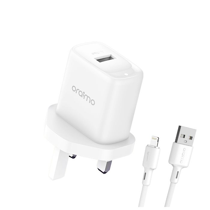 Oraimo Firefly 3 10W Fast Charging Charger Kit with Lightning Cable Oraimo Firefly 3 10W Fast Charging Charger Kit with Lightning Cable