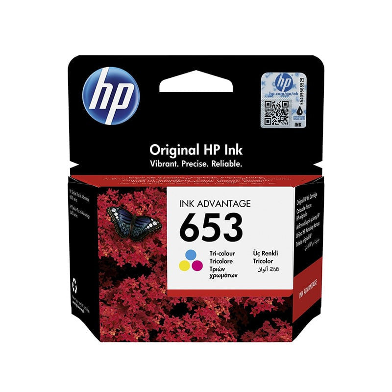 HP 653 Original Ink Cartridge - Tri-Color