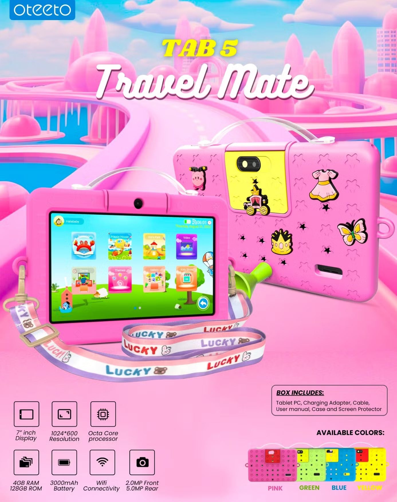 Oteeto Tab 5 - Travel mate Oteeto Tab 5 - Travel mate