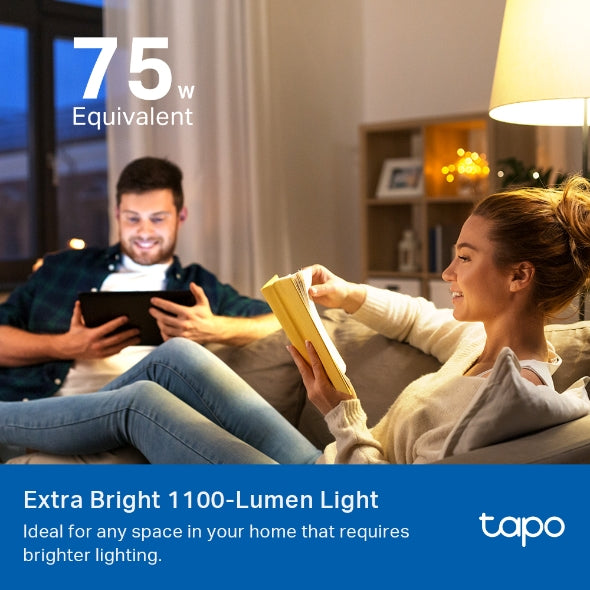 Smart WiFi Light Bulb, 1100 Lumen Multicolor Tapo L535E