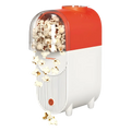 Porodo Lifestyle Popper Hot Air Popcorn Maker with Measuring Cup - White & Orange