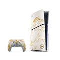 PlayStation 5 (PS5) Ghost of Yōtei Gold Limited Edition Console – exclusive gold design available for delivery in Doha, Qatar.