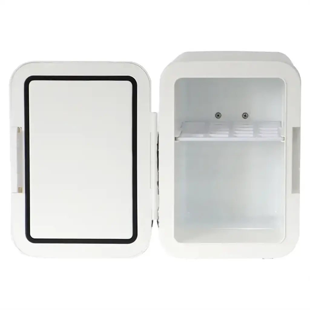 Porodo Lifestyle Echochill 4L Mini Cooling Fridge for Home, Office & Travel - White