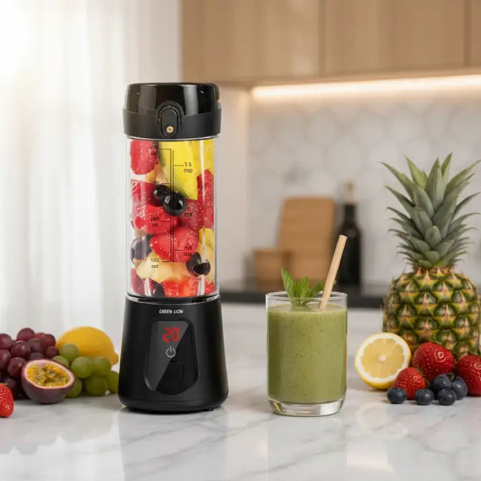 Green Lion Juice Mate Pro Portable Juicer 470ml | Black